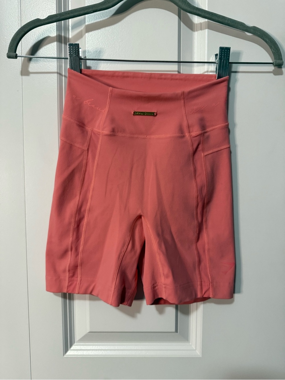 Gymshark x Whitney Simmons V3 Coral High-Rise Bike Shorts - XS